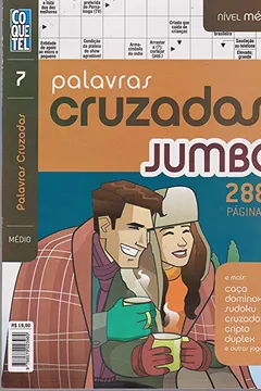 Livro Coquetel Palavras Cruzadas Jumbo - Livro 7. Nível Médio - Resumo, Resenha, PDF, etc.