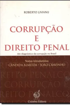 Livro Corrupção E Direito Penal - Resumo, Resenha, PDF, etc.