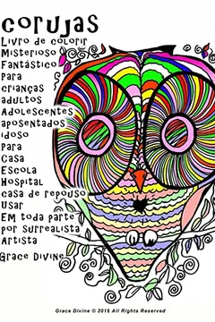 Livro Corujas Livro de Colorir Misterioso Fantastico Para Criancas Adultos Adolescentes Aposentados Idoso Para Casa Escola Hospital Casa de Repouso Usar Em - Resumo, Resenha, PDF, etc.