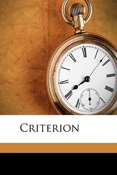 Livro Criterion - Resumo, Resenha, PDF, etc.