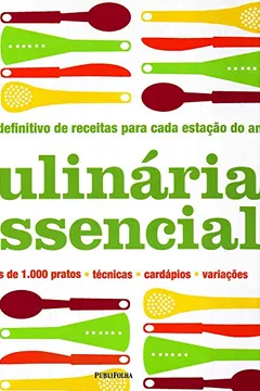 Livro Culinária Essencial - Resumo, Resenha, PDF, etc.