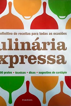 Livro Culinária Expressa - Resumo, Resenha, PDF, etc.