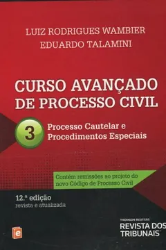 Livro Curso Avançado De Processo Civil - Volume 3 - Resumo, Resenha, PDF, etc.