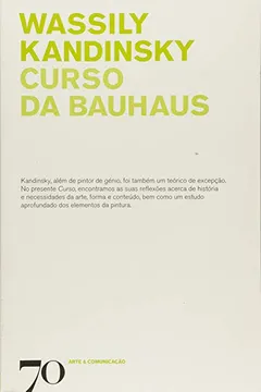 Livro Curso da Bauhaus - Resumo, Resenha, PDF, etc.