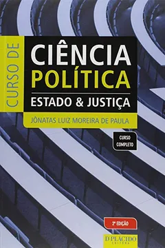 Livro Curso de Ciência Política. Estado e Justiça - Resumo, Resenha, PDF, etc.