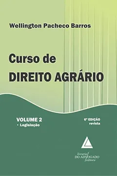 Livro Curso De Direito Agrário: Legislação - Resumo, Resenha, PDF, etc.