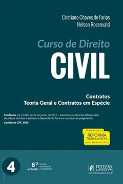 Livro Curso de Direito Civil: Contratos, Teoria Geral e Contratos em Espécie (Volume 4) - Resumo, Resenha, PDF, etc.