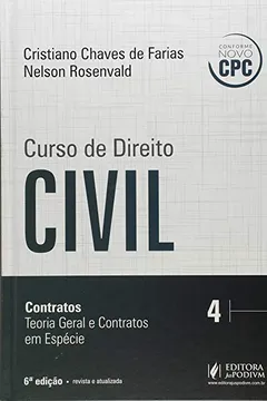 Livro Curso de Direito Civil. Contratos - Volume 4 - Resumo, Resenha, PDF, etc.