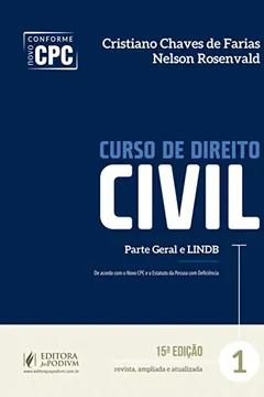 Livro Curso de direito civil: Parte geral e LINDB - Resumo, Resenha, PDF, etc.