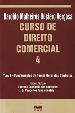 Capa do livro Curso De Direito Comercial - Volume 4