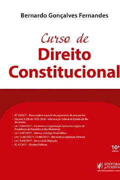 Livro Curso de Direito Constitucional - Resumo, Resenha, PDF, etc.