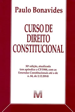Livro Curso de Direito Constitucional - Resumo, Resenha, PDF, etc.