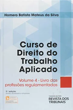 Livro Curso de Direito do Trabalho Aplicado. Livros das Profissões Regulamentadas - Resumo, Resenha, PDF, etc.