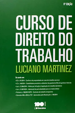 Livro Curso de Direito do Trabalho - Resumo, Resenha, PDF, etc.