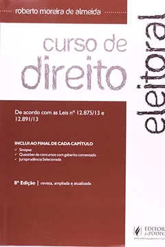Capa do livro Curso De Direito Eleitoral