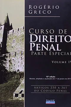 Livro Curso de Direito Penal. Parte Especial - Volume 4 - Resumo, Resenha, PDF, etc.