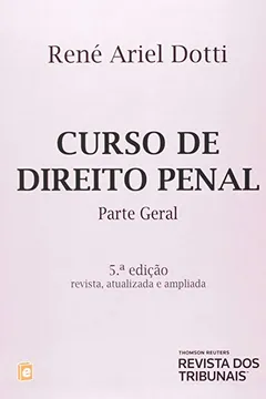 Livro Curso de Direito Penal. Parte Geral - Resumo, Resenha, PDF, etc.