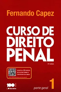 Livro Curso de Direito Penal. Parte Geral - Volume 1 - Resumo, Resenha, PDF, etc.