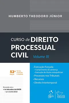 Livro Curso de Direito Processual Civil - Vol. III: Volume 3 - Resumo, Resenha, PDF, etc.