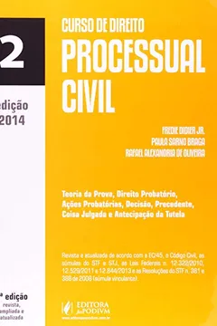 Livro Curso de Direito Processual Civil - Volume 2 - Resumo, Resenha, PDF, etc.
