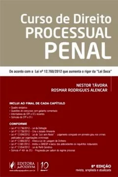 Capa do livro Curso De Direito Processual Penal 2013