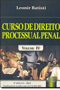 Capa do livro Curso de Direito Processual Penal - Volume 4