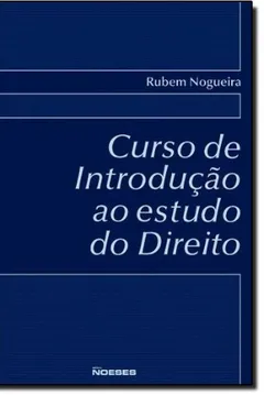 Livro Curso De Introdução Ao Estudo Do Direito - Resumo, Resenha, PDF, etc.