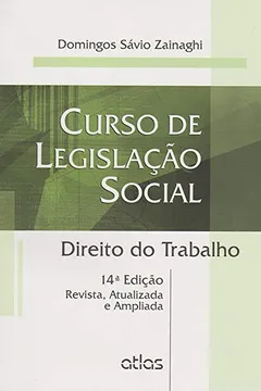 Livro Curso de Legislação Social. Direito do Trabalho - Resumo, Resenha, PDF, etc.