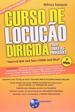 Livro Curso de Locução Dirigida Para Todas as Profissões - Resumo, Resenha, PDF, etc.