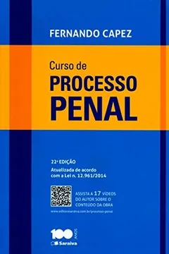 Livro Curso de Processo Penal - Resumo, Resenha, PDF, etc.