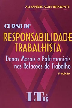 Livro Curso De Responsabilidade Trabalhista - Resumo, Resenha, PDF, etc.