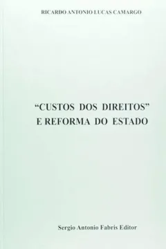 Capa do livro Custos dos Direitos e Reforma do Estado