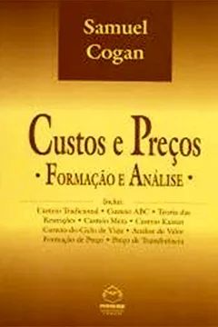 Livro Custos E Preços. Formação E Análise - Resumo, Resenha, PDF, etc.