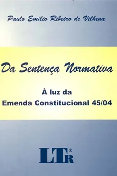 Livro Da Sentença Normativa - Resumo, Resenha, PDF, etc.