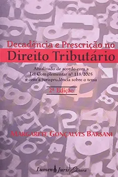 Livro Decadencia E Prescricao No Direito Tributario - Resumo, Resenha, PDF, etc.