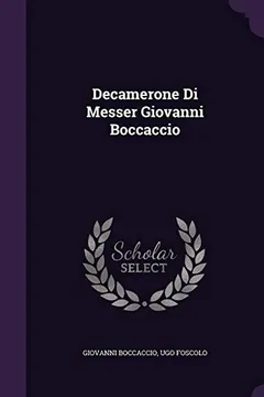 Livro Decamerone Di Messer Giovanni Boccaccio - Resumo, Resenha, PDF, etc.