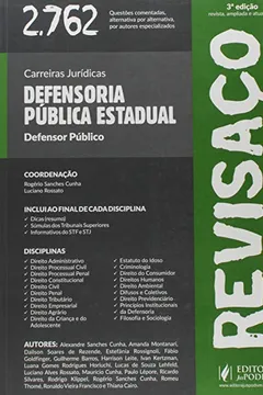 Livro Defensoria Pública Estadual. Defensor Público. 2.762 Questões Comentadas - Coleção Revisaço - Resumo, Resenha, PDF, etc.
