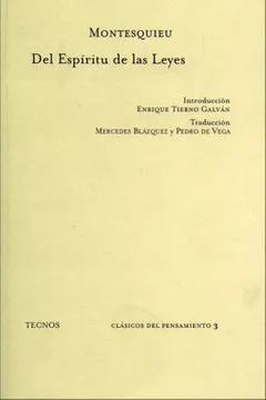 Livro del Espiritu a Las Leyes - Resumo, Resenha, PDF, etc.