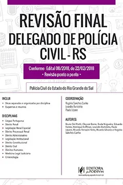 Livro Delegado RS - Resumo, Resenha, PDF, etc.