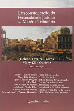Capa do livro Desconsideração da Personalidade Jurídica em Matéria Tributária