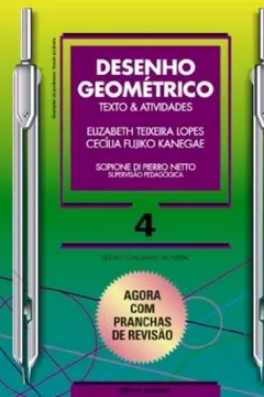 Capa do livro Desenho Geometrico. Textos & Atividades - Volume 4