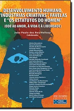 Capa do livro Desenvolvimento Humano, Indústrias Criativas, Favelas e os Estatutos do Homem