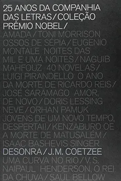 Livro Desonra - Coleção Prêmio Nobel - Resumo, Resenha, PDF, etc.