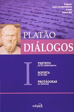 Livro Diálogos I. Teeteto, Sofista, Protágoras - Resumo, Resenha, PDF, etc.