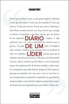 Livro Diário de Um Líder - Resumo, Resenha, PDF, etc.