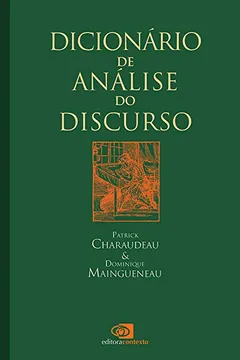 Livro Dicionário de Análise do Discurso - Resumo, Resenha, PDF, etc.