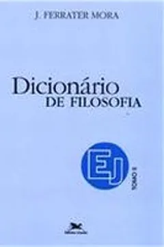 Capa do livro Dicionário De Filosofia - Volume 2. E-J
