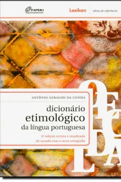 Capa do livro Dicionário Etimológico da Língua Portuguesa