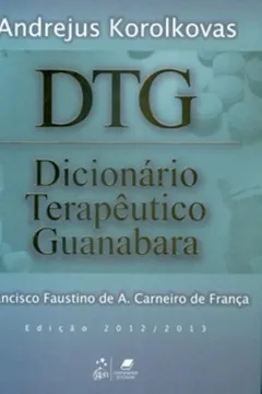 Capa do livro Dicionario Terapeutico Guanabara