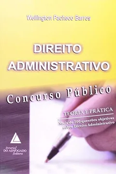 Capa do livro Direito Administrativo. Concurso Público